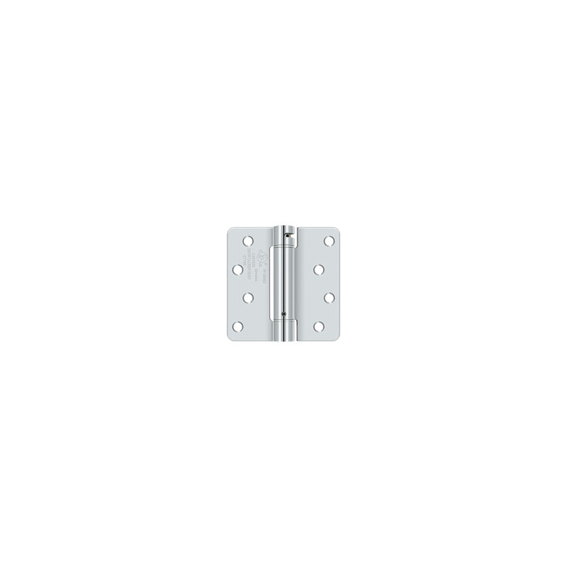 64'' x 64'' Steel Surface Mount Hinge, Polished Chrome