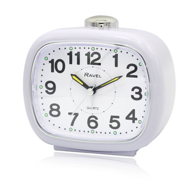 Quartz movement / Crystal Alarm Tabletop Clock