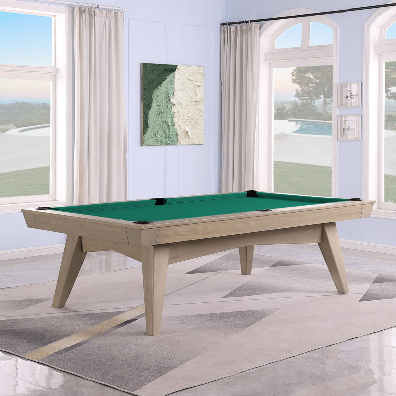 Table de billard Modulite HomeSaison, Vert jaune, 7', Gris délavé