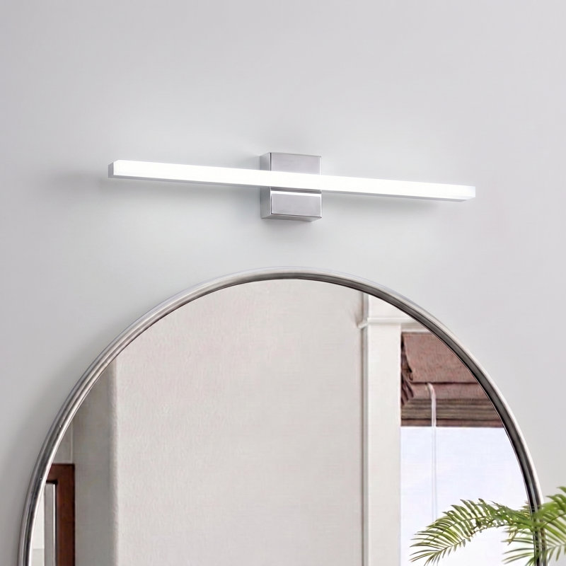 Jhalia 23.6“ Dimmable LED Bath Bar Vanity Light, 6500K (Cold White), 4.3" H x 23.6" W x 2.87" D