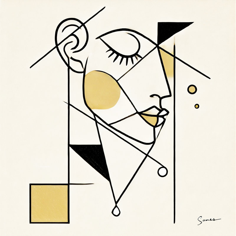 «Chanel Muse», art mural sur toile tendue avec un parfum emblématique, H 30 po x l 30 po