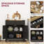 Buffet avec tiroir et tablette, style campagnard-1833428304