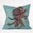 Octopus Bloom Throw Pillow-1161380907