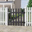 Caskey Garden Wood Fence Gate with Latch-1133303404