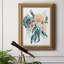 Toile encadrée de qualité supérieure bleu sarcelle et pêche II - prête à être accrochée-627412069