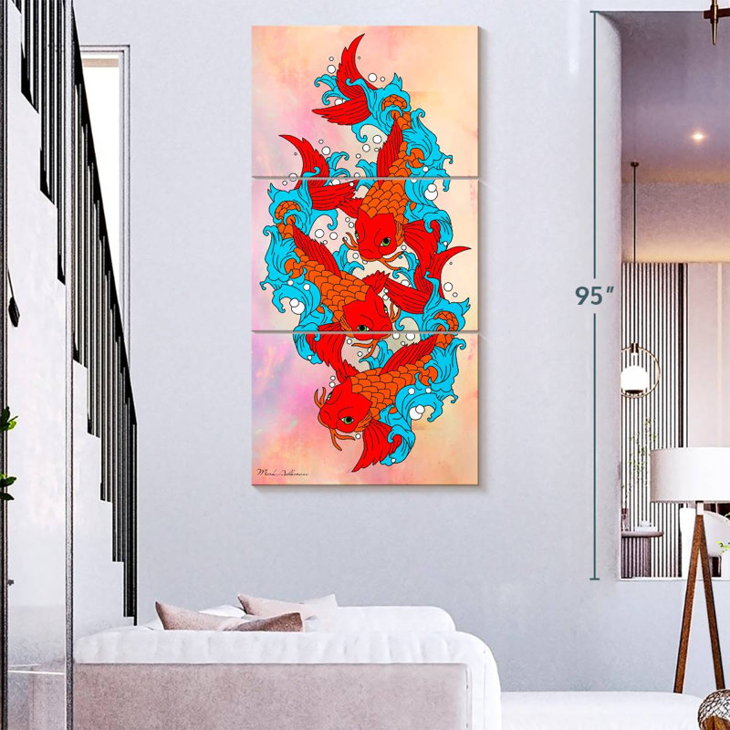 Koi Fish V, H 80 po x l 39 po