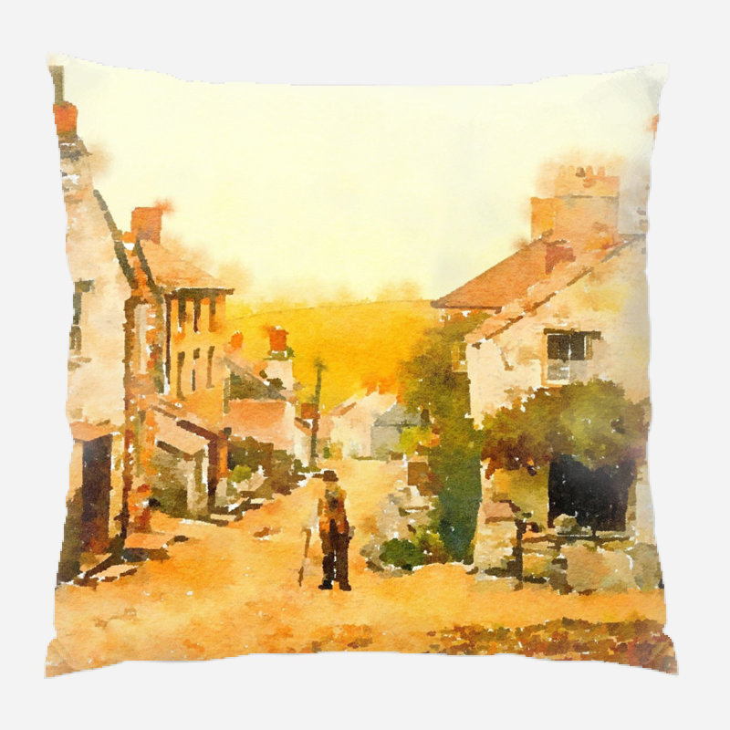 Housse et insert de coussin Mathais, Microsuède, Intérieur