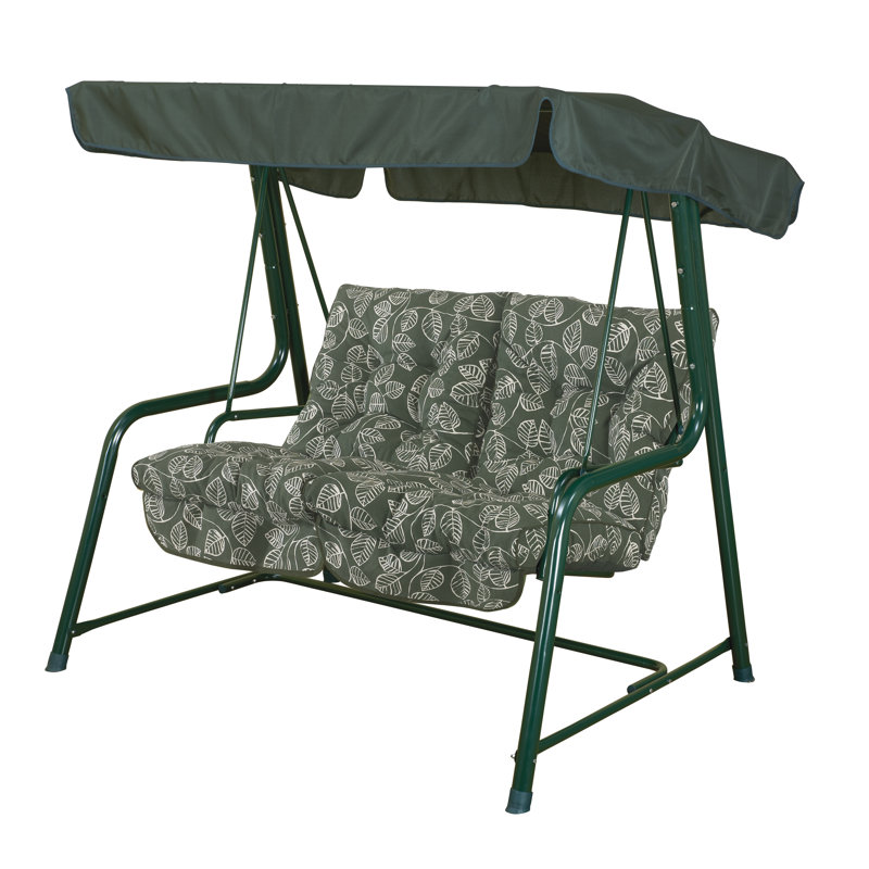 Cardello 2 Person Hanging Porch Swing and Cushions