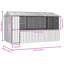 Cage à oiseaux vidaXL anthracite 161,42 x 82,68 x 90,55 po-1126610476