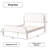 Ardin Solid Wood Bed With Boucle Upholstery-372184696-372184694
