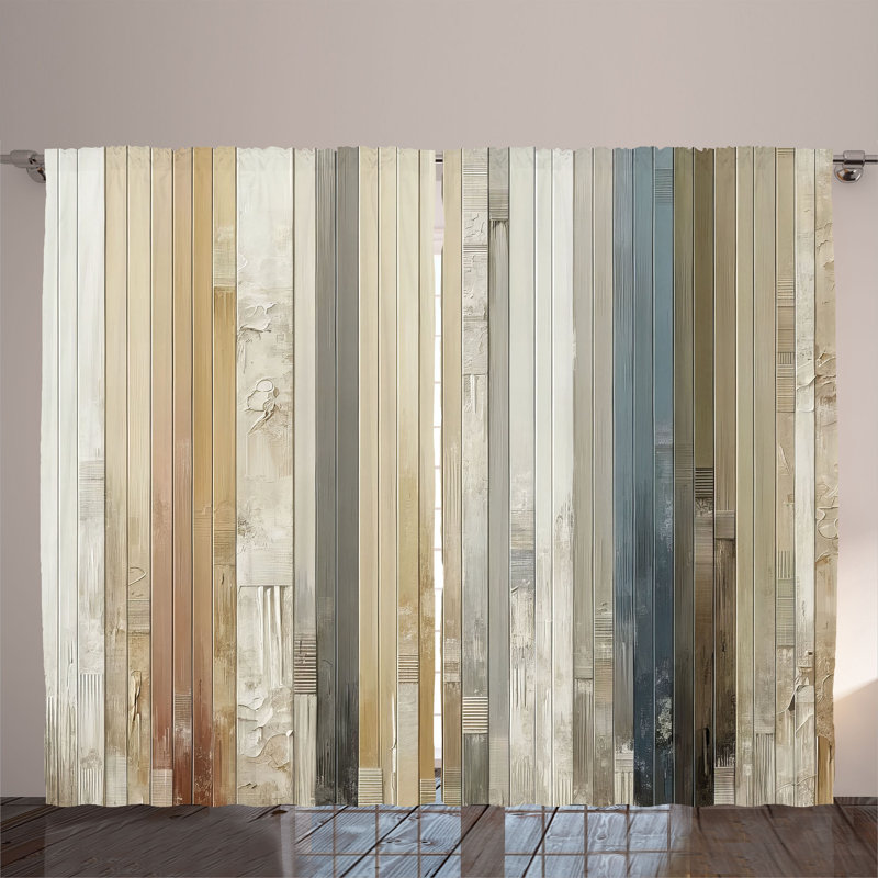 Semi Sheer Curtain Pair