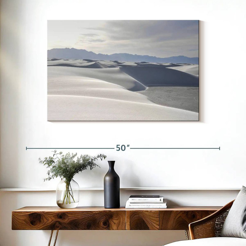 Alvord White Sands, Nouveau-Mexique, H 26 po x l 39 po