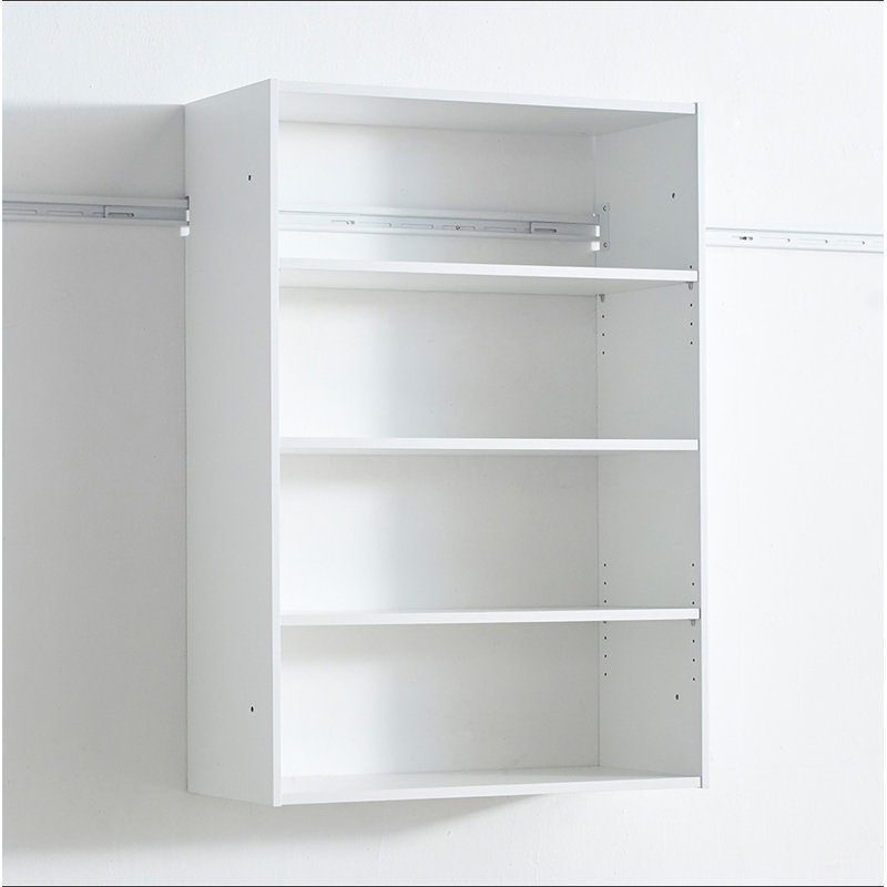 Système d'organisation mural en bois blanc Devi