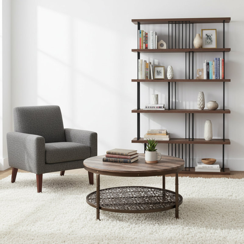 Stephany Solid Wood Top Coffee Table