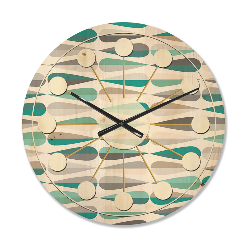 Horloge murale abstraite, Moyenne