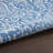 Machine Washable Cotton Blend Area Rug in Blue-1223530252