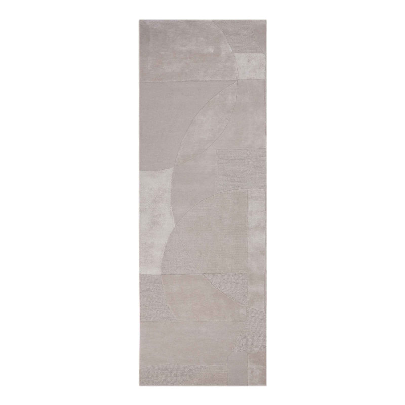 Area Rug in Taupe, Runner 2'6" x 9'