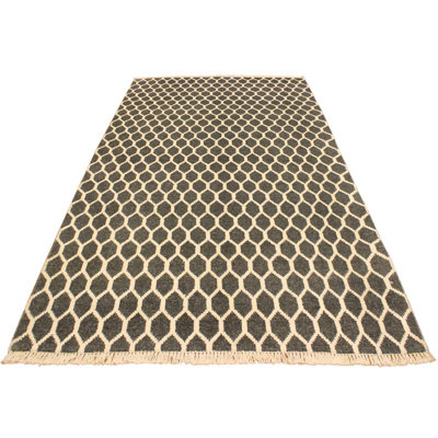 Wool Geometric Indoor Rug