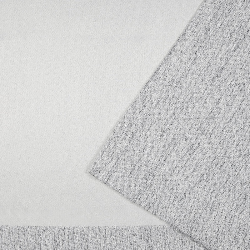 Lauren Ralph Lauren Palisades Room Darkening Back Tab/Rod Pocket Curtain Panel, Silver, 50" x 63"