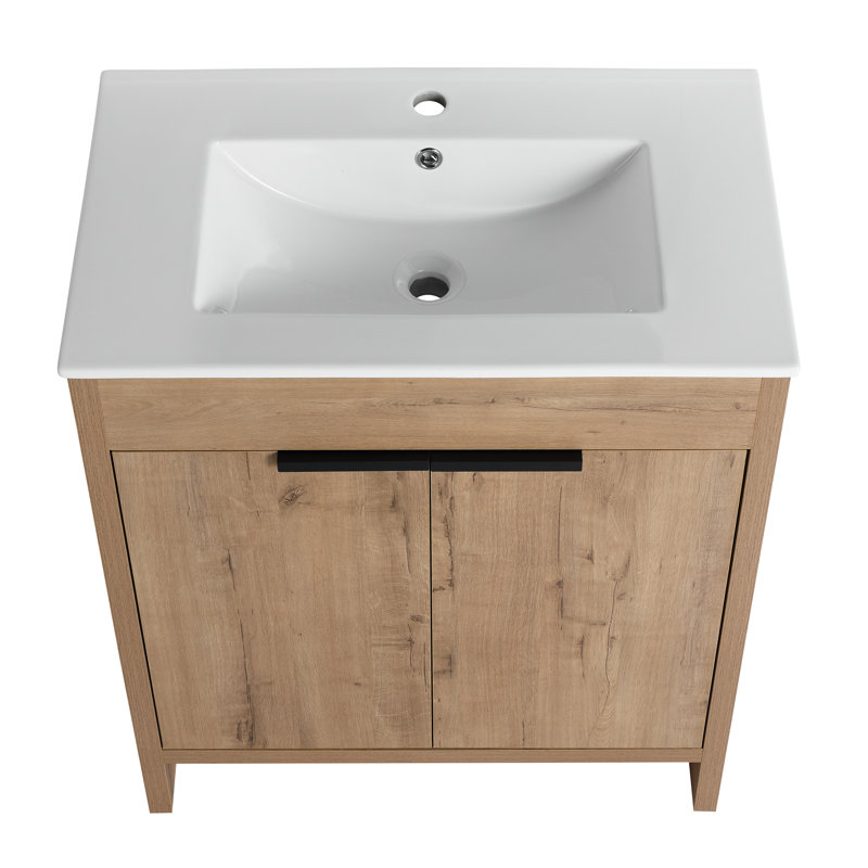 Meuble-lavabo autoportant avec lavabo , 30"