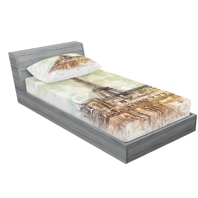Microfiber Sheet Set, Twin XL Sheet Set with Fitted Sheet