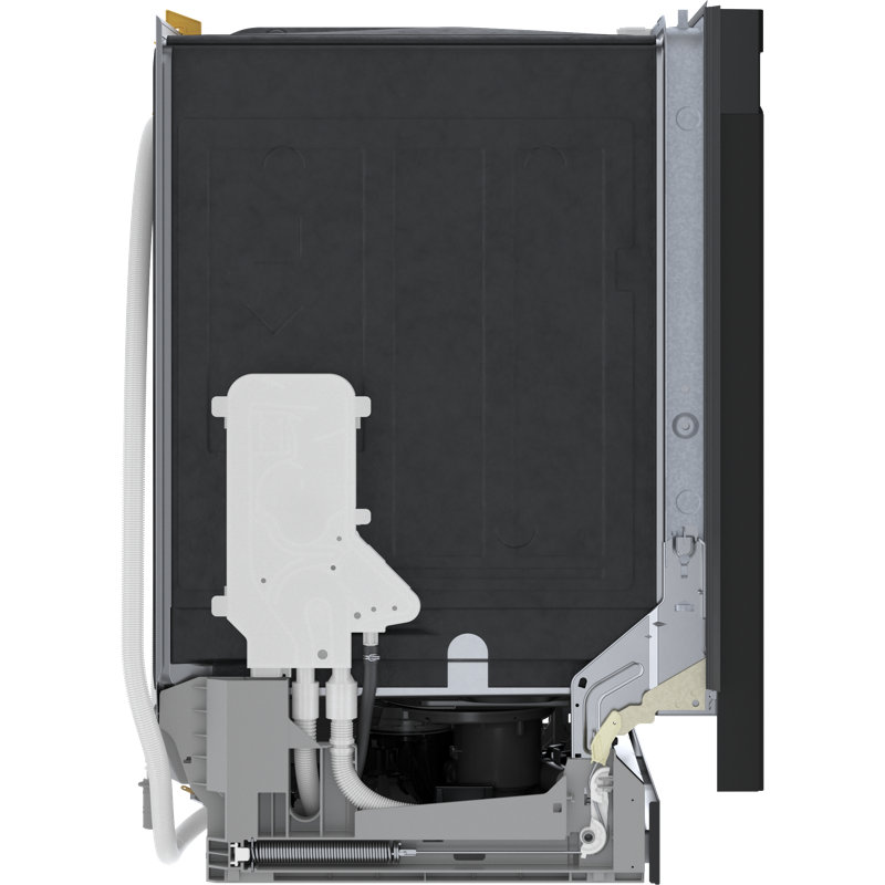 24" Recessed Handle 300 Series Dishwasher, Black
