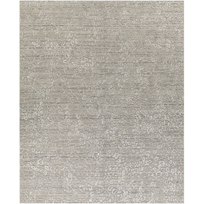 Tapis gris fait à la main
