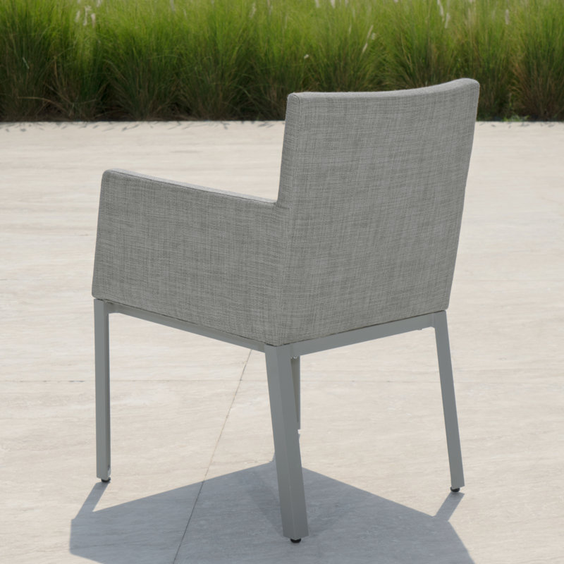 Santrez Premium All-Weather Wicker Outdoor Dining Armchair with Sunbrella® Cushion