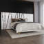 Grand lit mural en velours blanc Zoelys-96056548-121417759