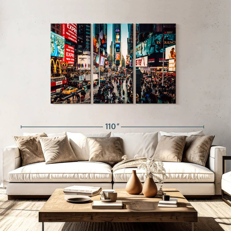 Sebbie Iconic Times Square, 48" H x 74" W