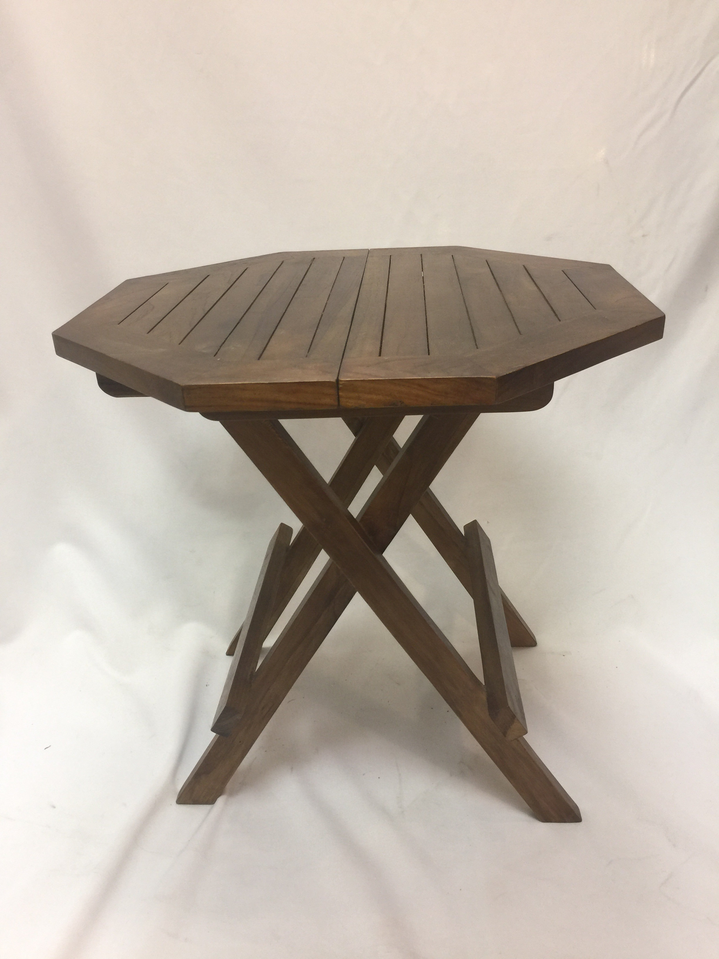 Komme International 20'' Solid Wood Octagon Folding Table Wayfair