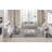 Fritzy Rectangular Console Table In White Engineered Stone