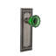 Mission Plate with Crystal Emerald Door Knob-1662210164