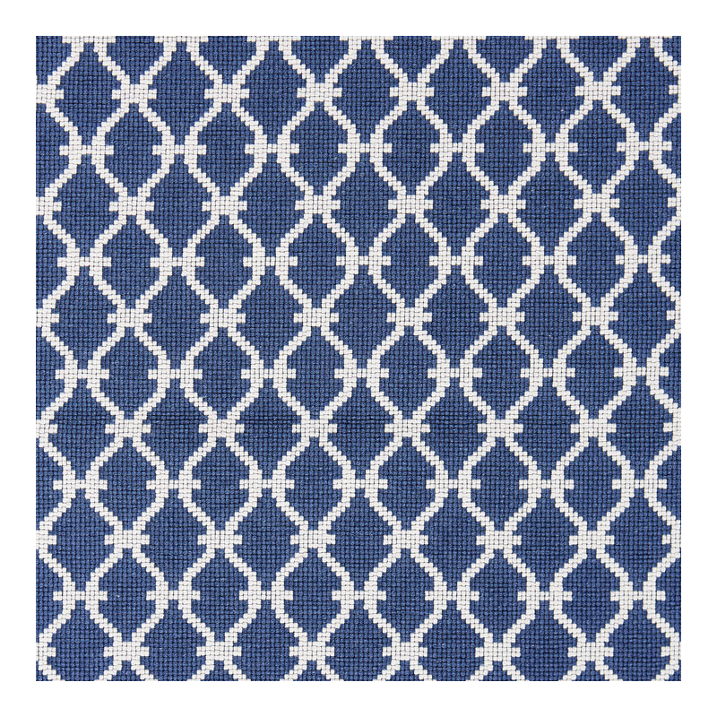 Oriana Trellis Weave Fabric, Denim