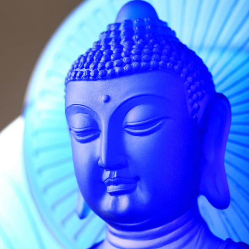Medicine Buddha Handmade Glass Spiritual Decorative Object