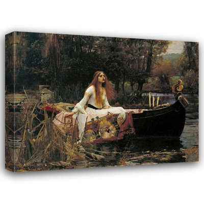Art sur toile, "The Lady of Shalott" par John William Waterhouse