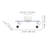 14.25'' 2 -Light Track Track Kit with Dimmable and Adjustable Head