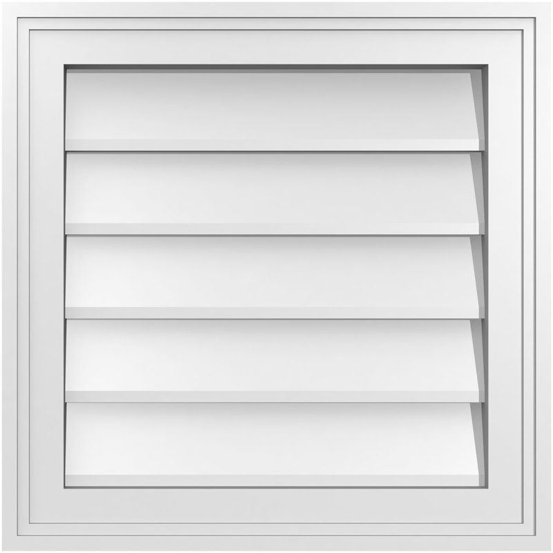 Cadre en brique, brun clair apprêté, H 18 po x l 18 po x P 1,5 po