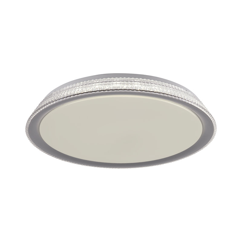 Lolasmart-KARI LED Flush Mount, 4cm H x 45cm W x 45cm D.