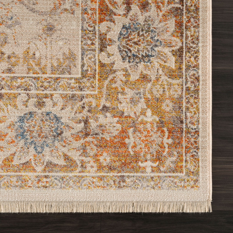 Tapis rustique rétro style bohémien, Rectangle de 2 pi x 3 pi