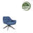 Adairsville Fabric Accent Chair with Steel Legs-925522724
