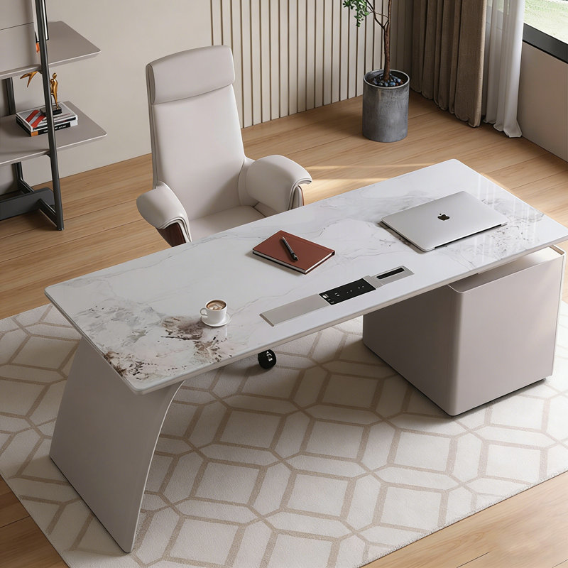 Bureau italien moderne, H 29,53 po x l 62,99 po x P 27,56 po