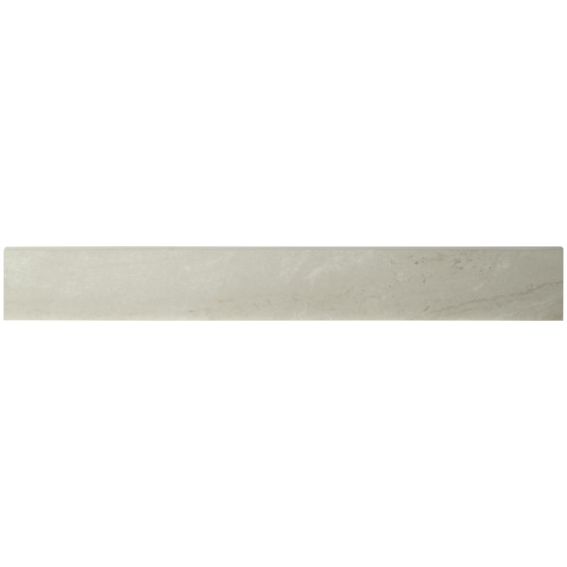 Carreau de faïence en porcelaine polie 3 po x 24 po Chiara Cove, Corniche