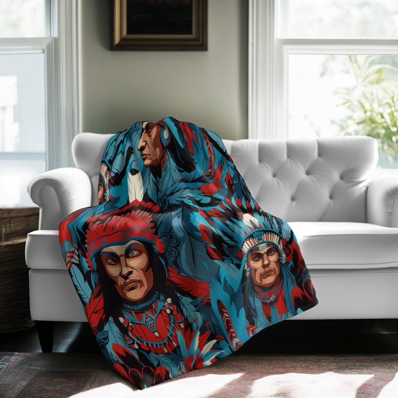 Couverture Native American Spirit, Lit simple