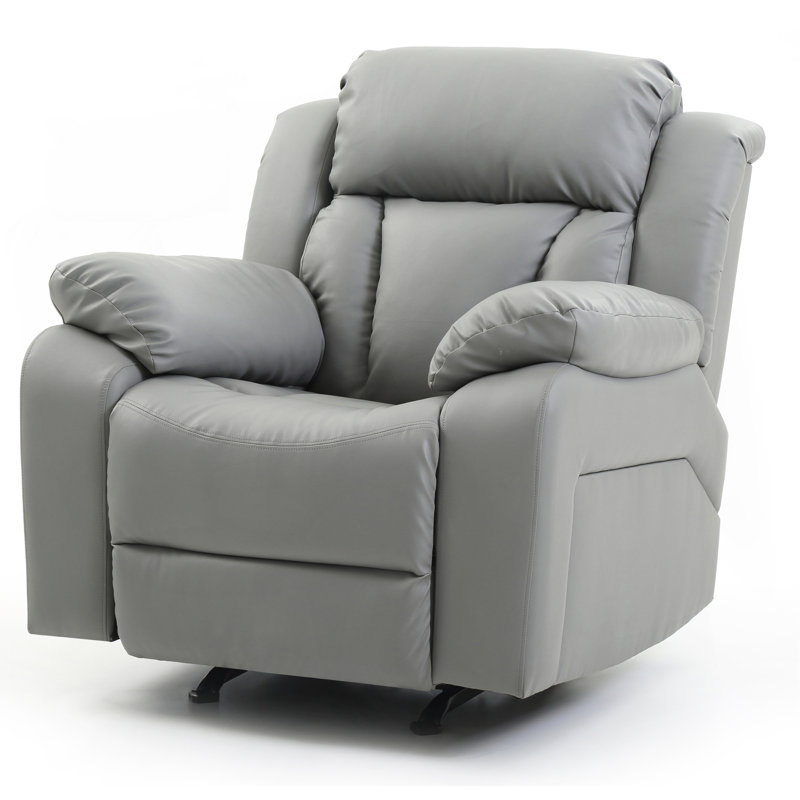 Fauteuil inclinable berçant gris élégant pour les espaces confortables, Gris