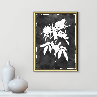 «Black Botanical I» par Carol Robinson - impression encadrée