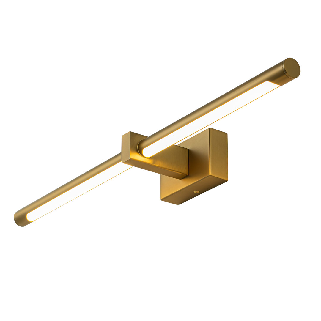 Brody Hardwired Dimmable LED Aluminum Wall Mounted Picture Light Wrought Studio™ 