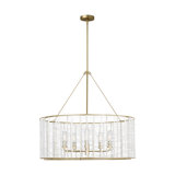 Thom Filicia Winslow Dining Room Chandelier With Clear Shade