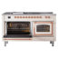 ILVE Nostalgie II Noblesse 60 in Dual Fuel Range 7 Burner, Griddle, Frenchtop-1606748003-1606748021