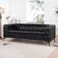 Canapé 3 places à coussin carré amovible de 84,06 po de largeur